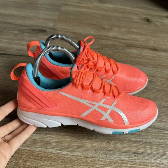 Asics Gel Fit Sana 2 Women’s Running Shoes Sneakers S561N Size 8 Flash Coral - Picture 3 of 8